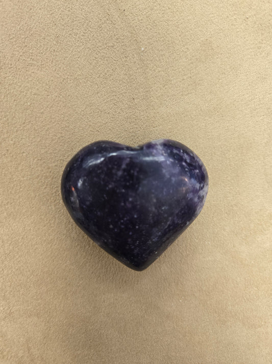 1131 Lepidolite Puffy Heart